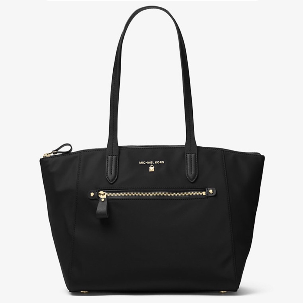 MICHAEL Michael Kors Kelsey Large Zip Nylon Tote w/ Luggage Sleeve AUTHENTIC NEW
